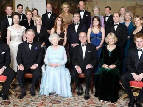 вся королевская семья Англии